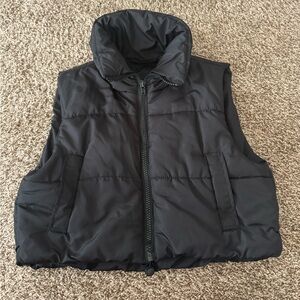Black Puffer Vest